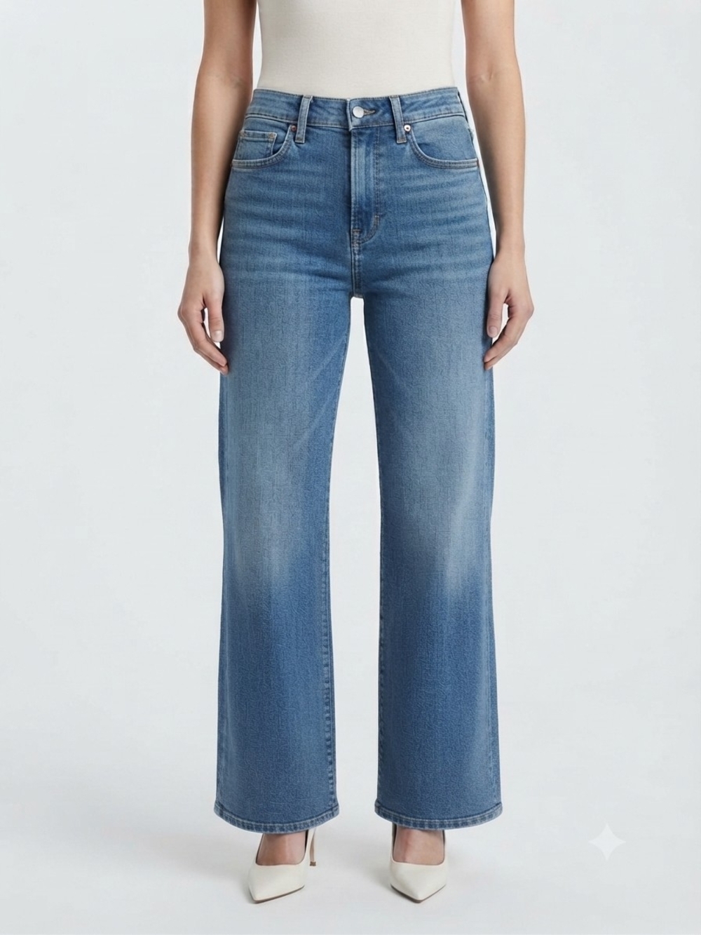 AYR The New Wave High Rise Blue Vintage Wash Denim Jeans Size 26